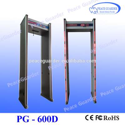 pinpoint 6zone walkthrough metal detector gate, door frame metal detector PG-600D