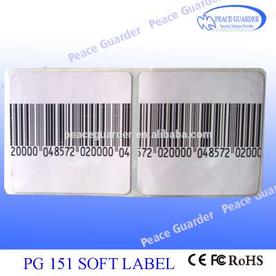 RF label 4*4CM Barcode EAS RF Soft Label RF soft tag PG-151